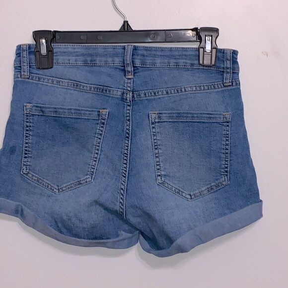 H&M | Women’s Stretchy Denim Blue Jeans Summer Shorts Size 4 - Picture 7 of 10